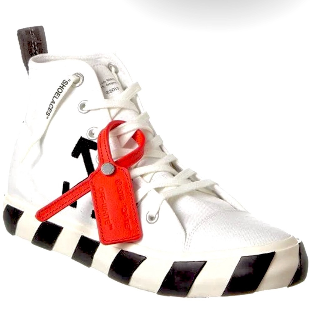 Off-White Size13 men  High-Top Sneakers - White and Black